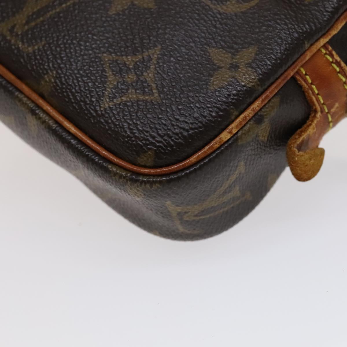 Louis Vuitton Marly Brown Canvas Shoulder Bag (Pre-Owned)