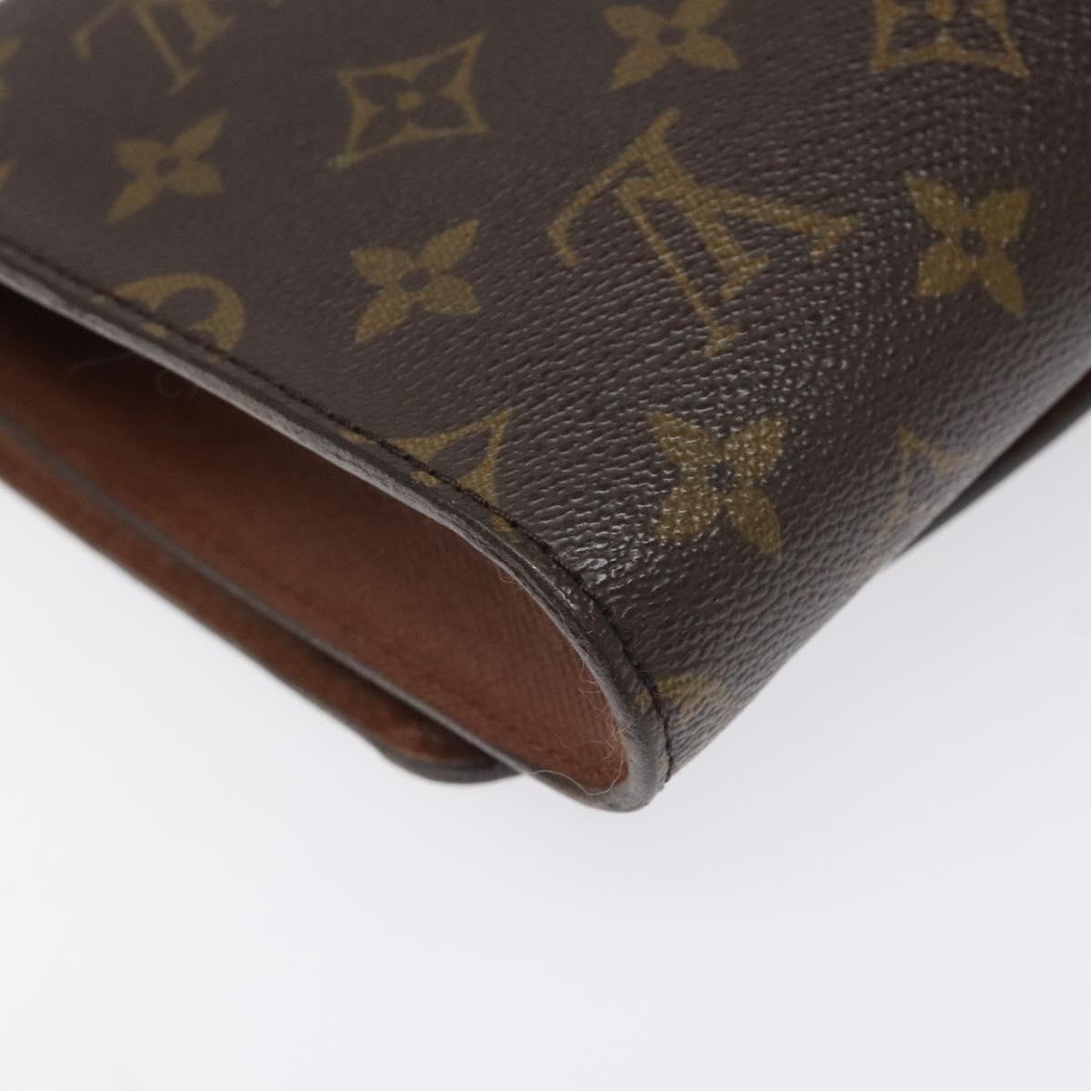 Louis Vuitton Bordeaux Brown Canvas Shoulder Bag (Pre-Owned)