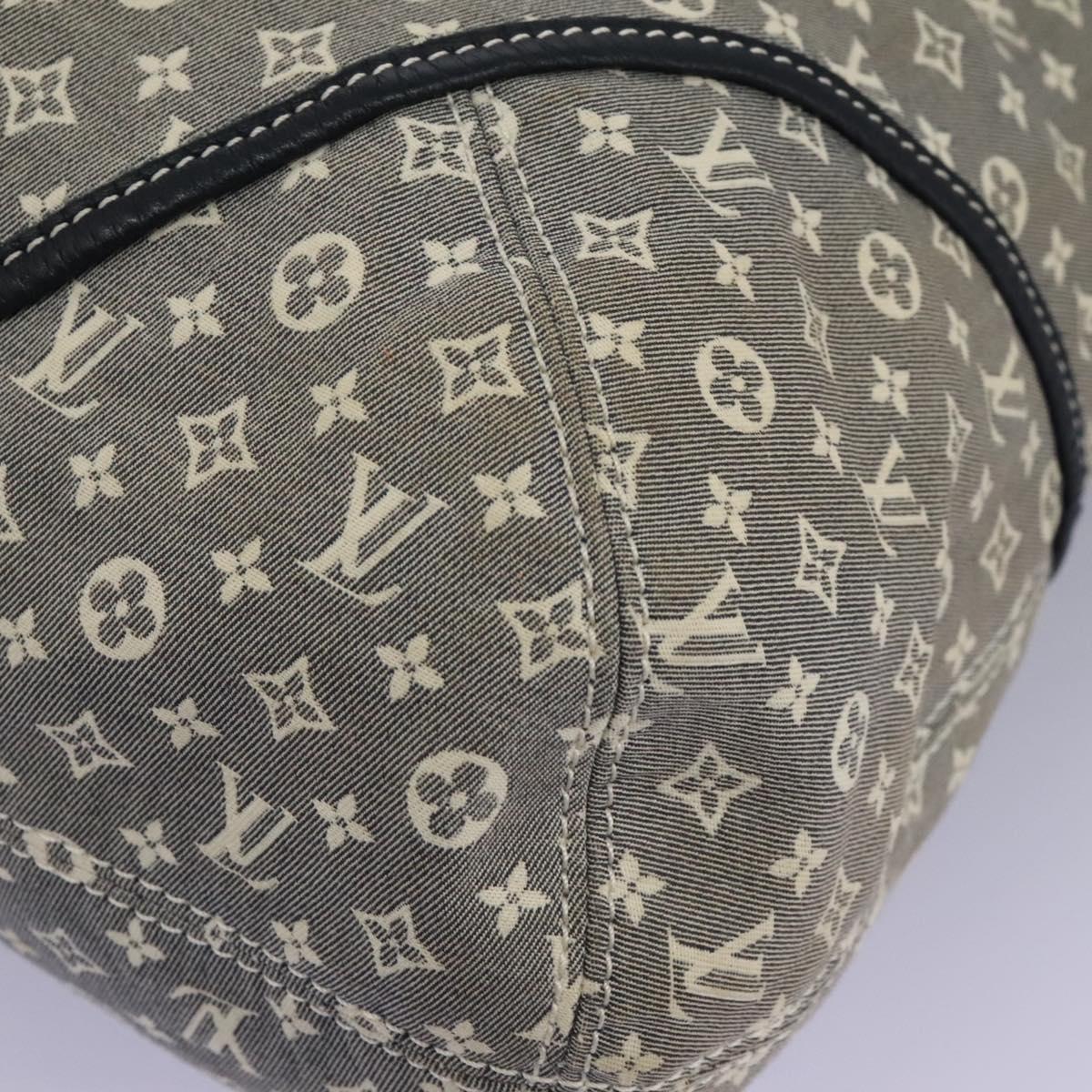 Louis Vuitton Elegie Grey Canvas Shoulder Bag (Pre-Owned)