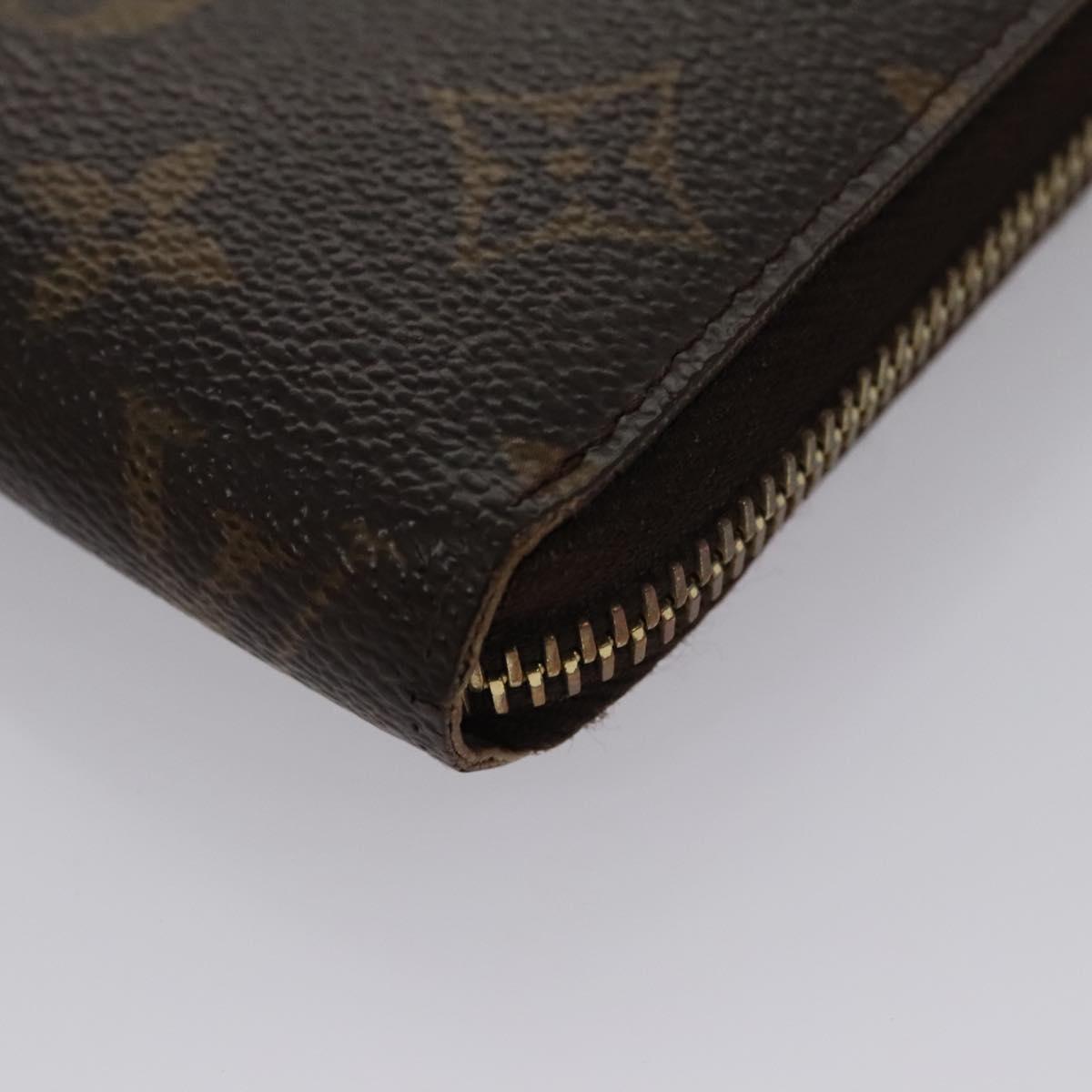 Louis Vuitton Zippy Wallet Brown Canvas Wallet (Pre-Owned)