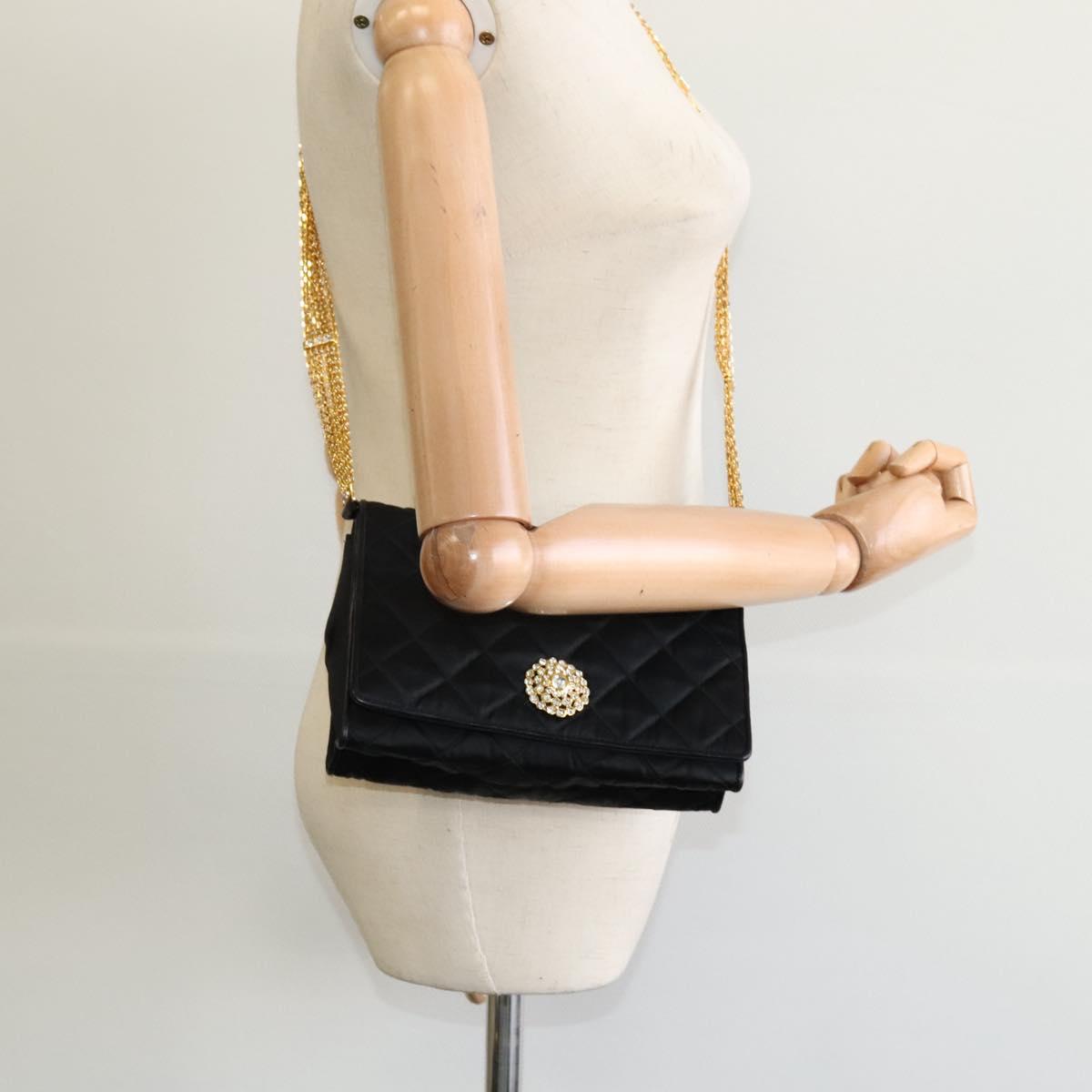 Chanel Black Silk Shoulder Bag (Pre-Owned)