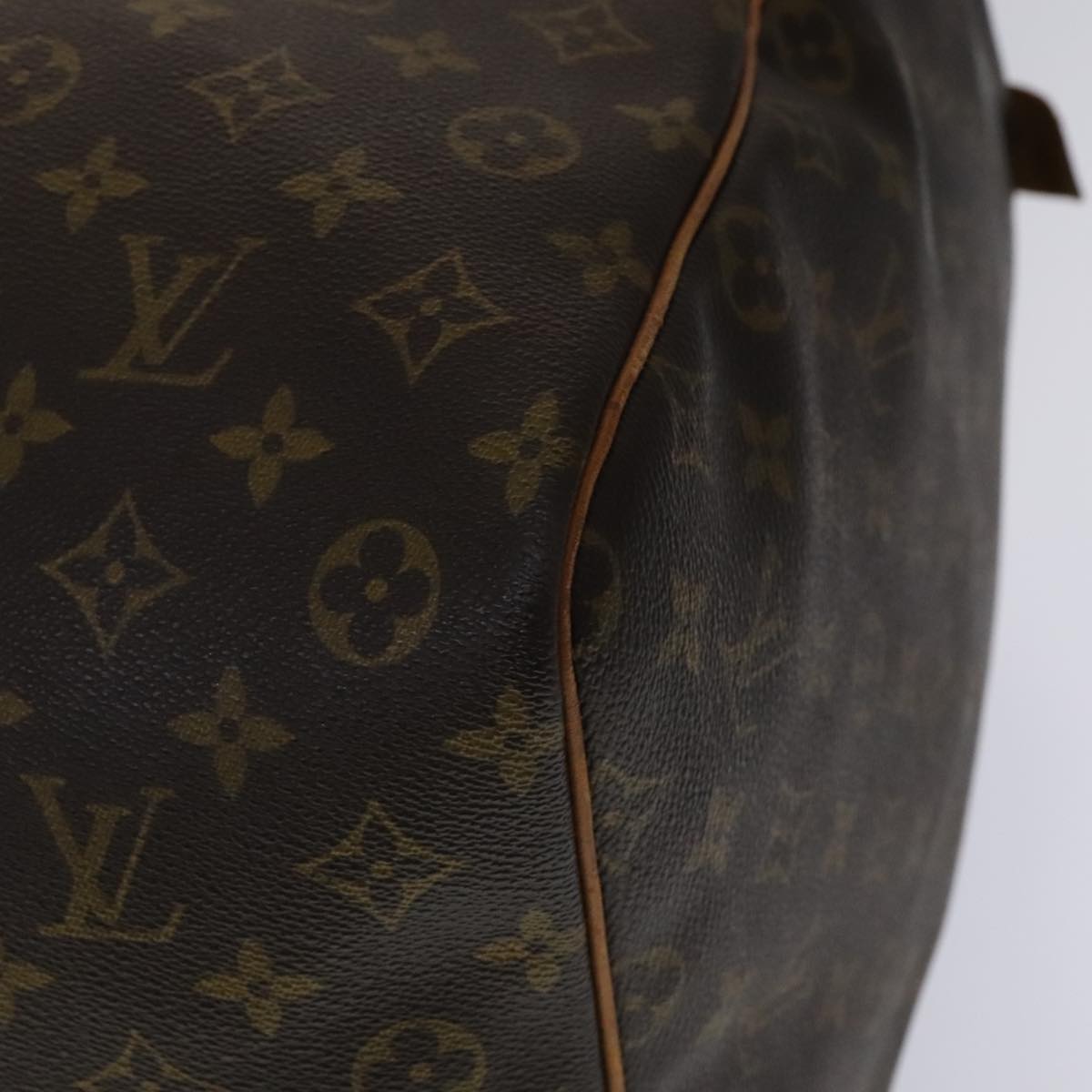 Louis Vuitton Keepall 60 Brown Canvas Travel Bag (Pre-Owned)