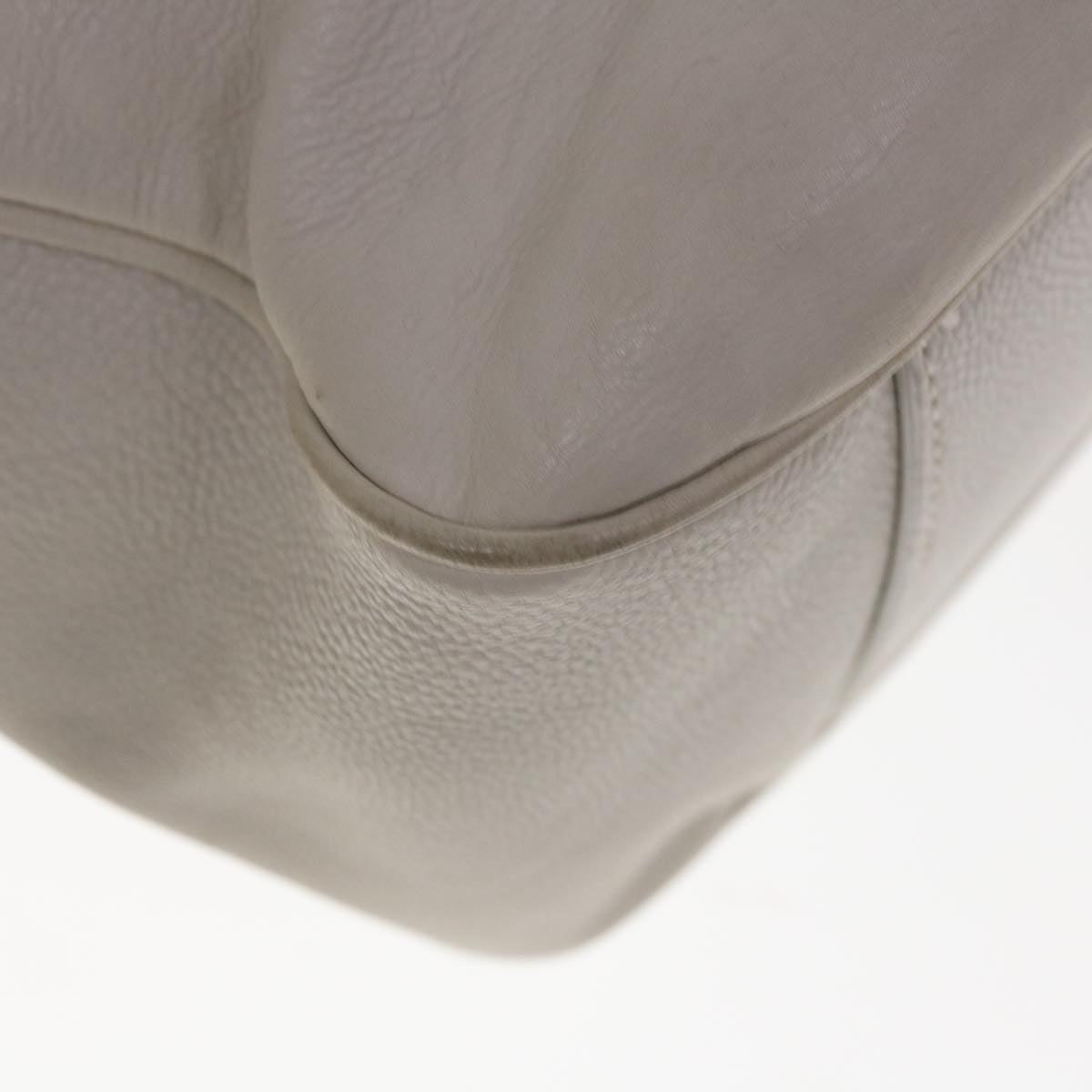Dior White Leather Tote Bag (Pre-Owned)