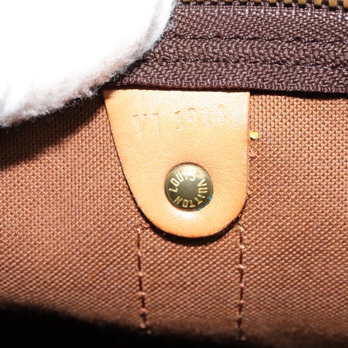 Louis Vuitton Keepall Bandoulière 60 Brown Canvas Travel Bag (Pre-Owned)