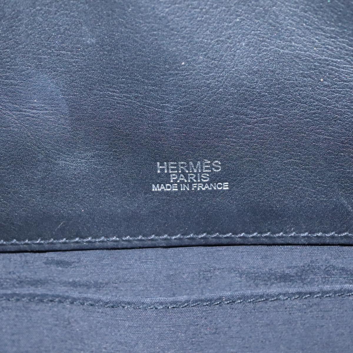 Hermès Heeboo Black Canvas Handbag (Pre-Owned)