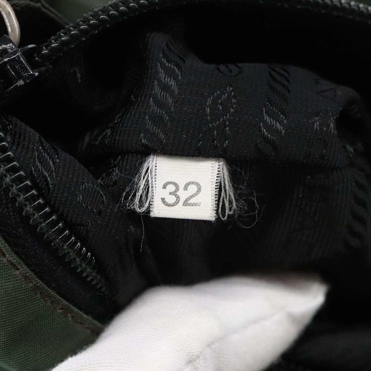 Prada Tessuto Green Synthetic Handbag (Pre-Owned)