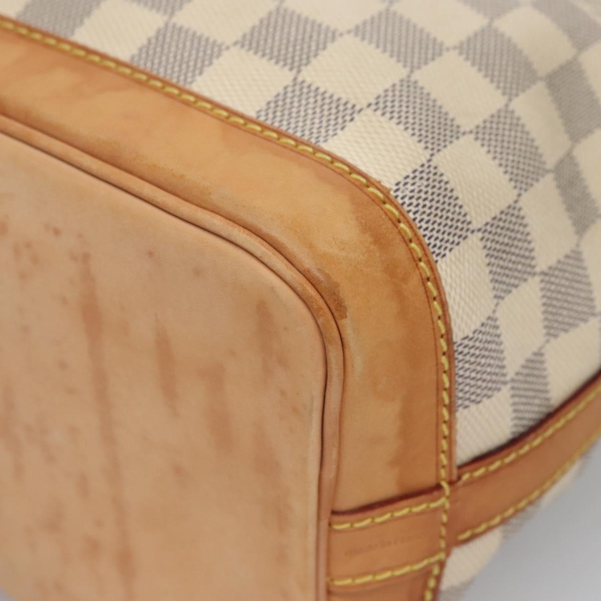 Louis Vuitton Noé Bb Grey Canvas Shoulder Bag (Pre-Owned)
