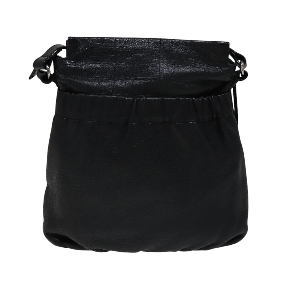 Burberry Black Leather Shoulder Bag (Pre-Owned)