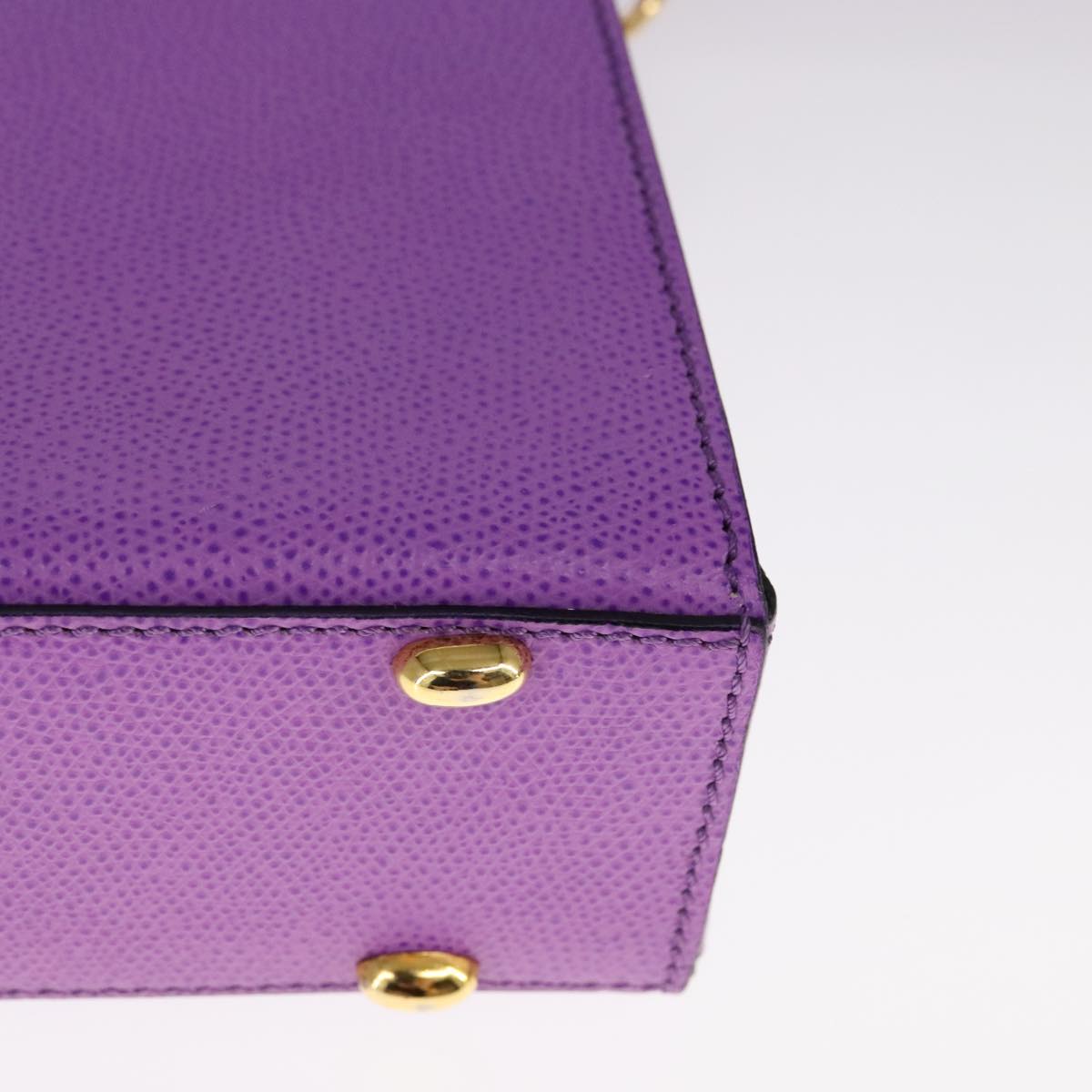 Céline Purple Leather Shoulder Bag (Pre-Owned)