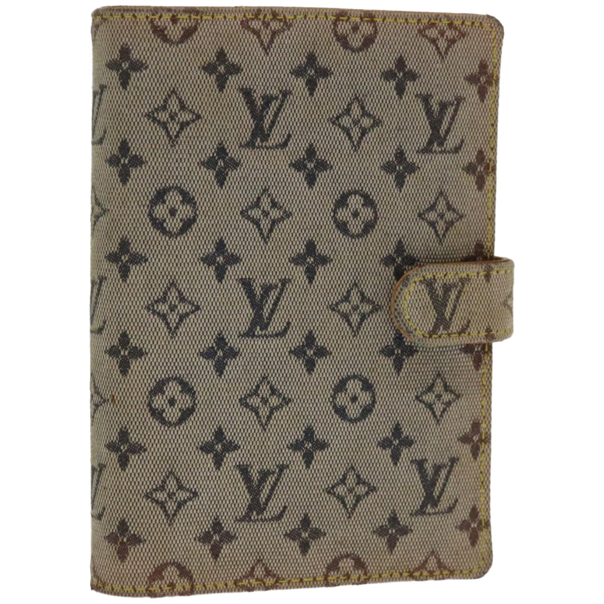 Louis Vuitton Agenda Pm Blue Canvas Wallet (Pre-Owned)