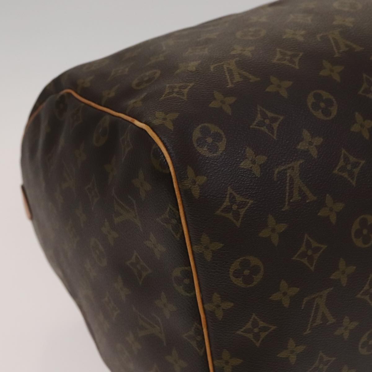 Louis Vuitton Keepall 60 Brown Canvas Travel Bag (Pre-Owned)