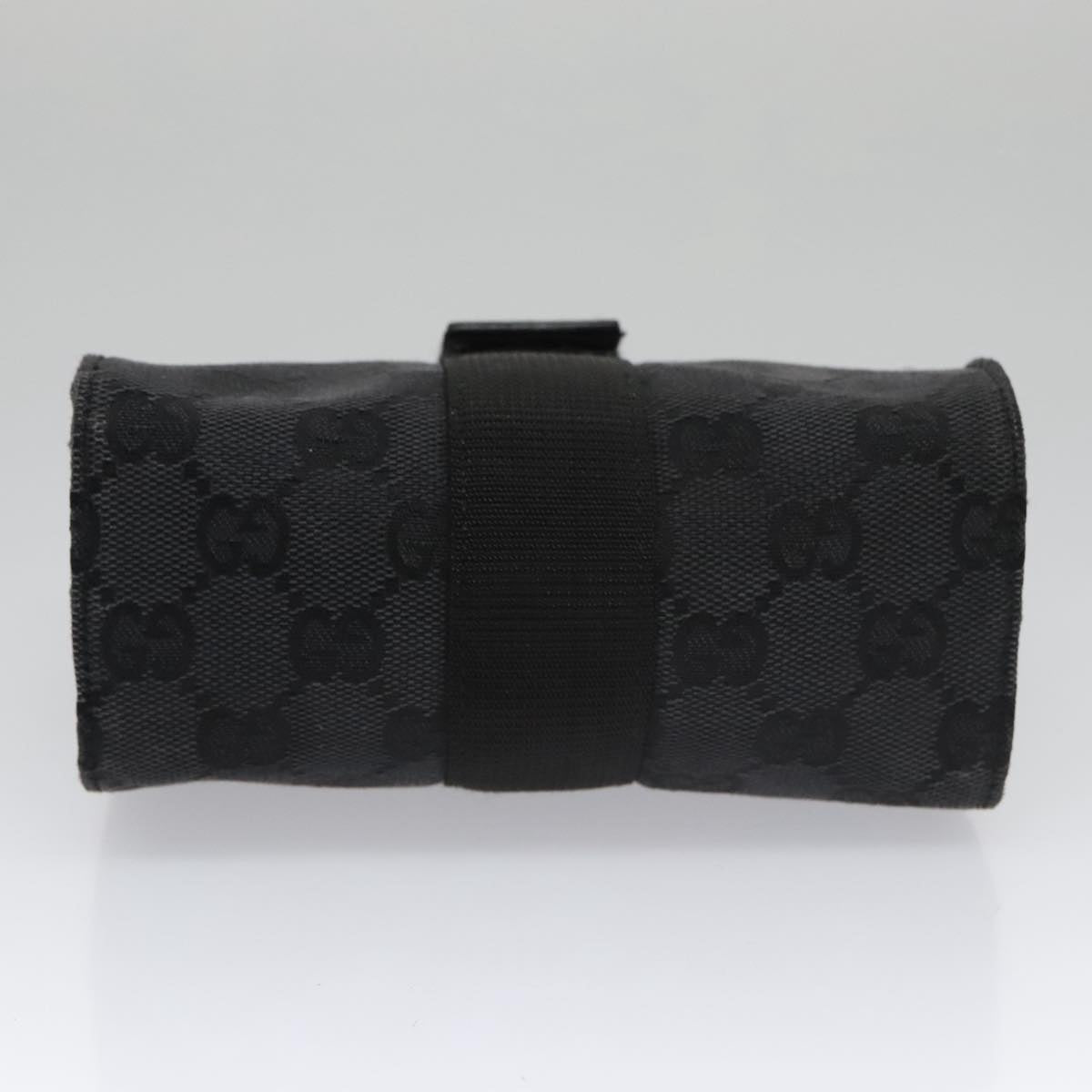 Gucci Gg Canvas Black Canvas Clutch Bag (Pre-Owned)
