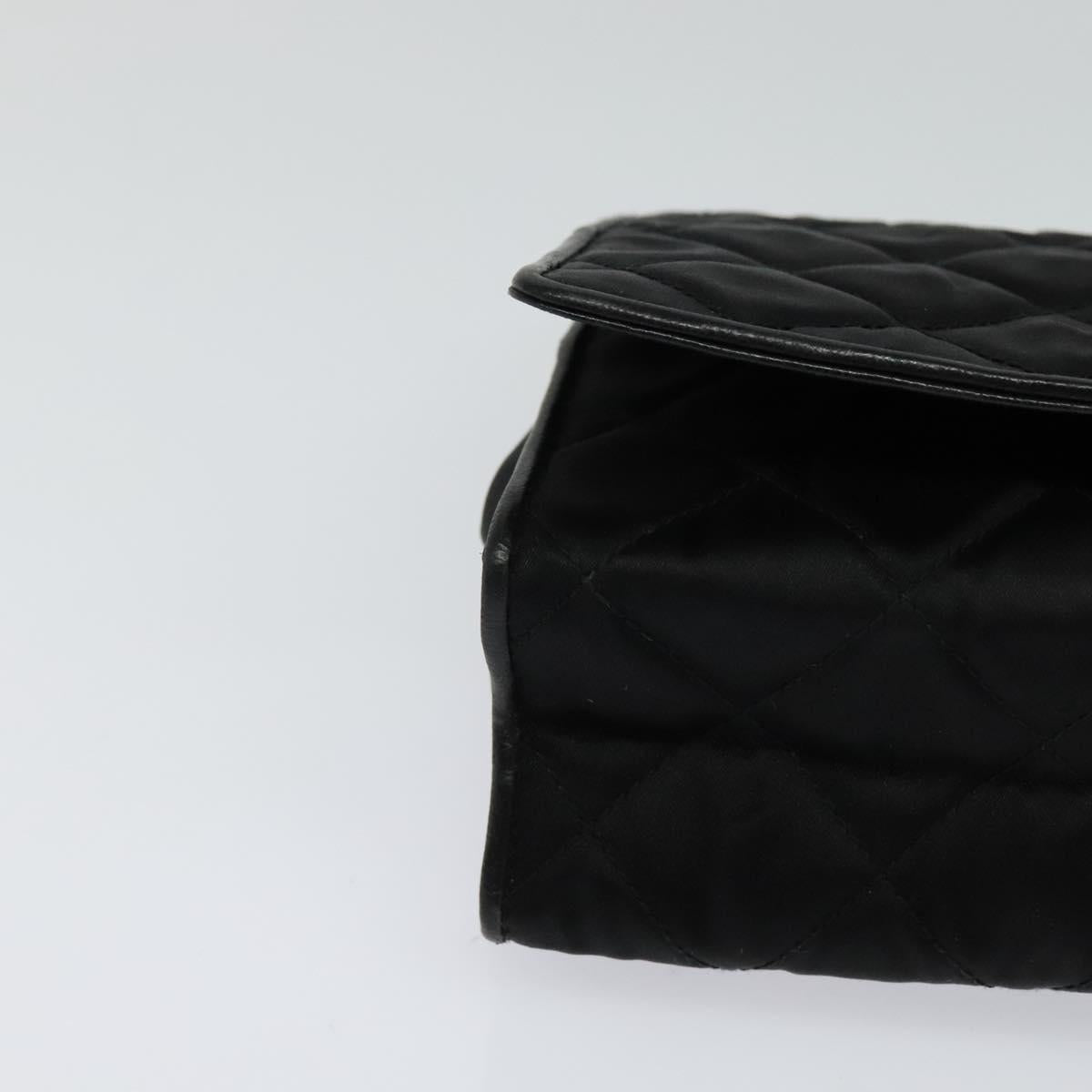 Chanel Black Silk Shoulder Bag (Pre-Owned)
