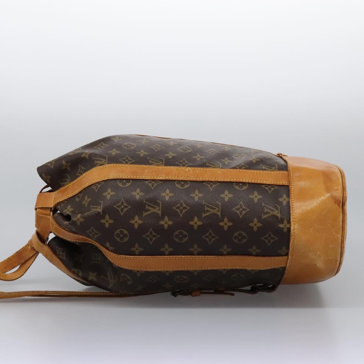 Louis Vuitton Randonnée Brown Canvas Shoulder Bag (Pre-Owned)