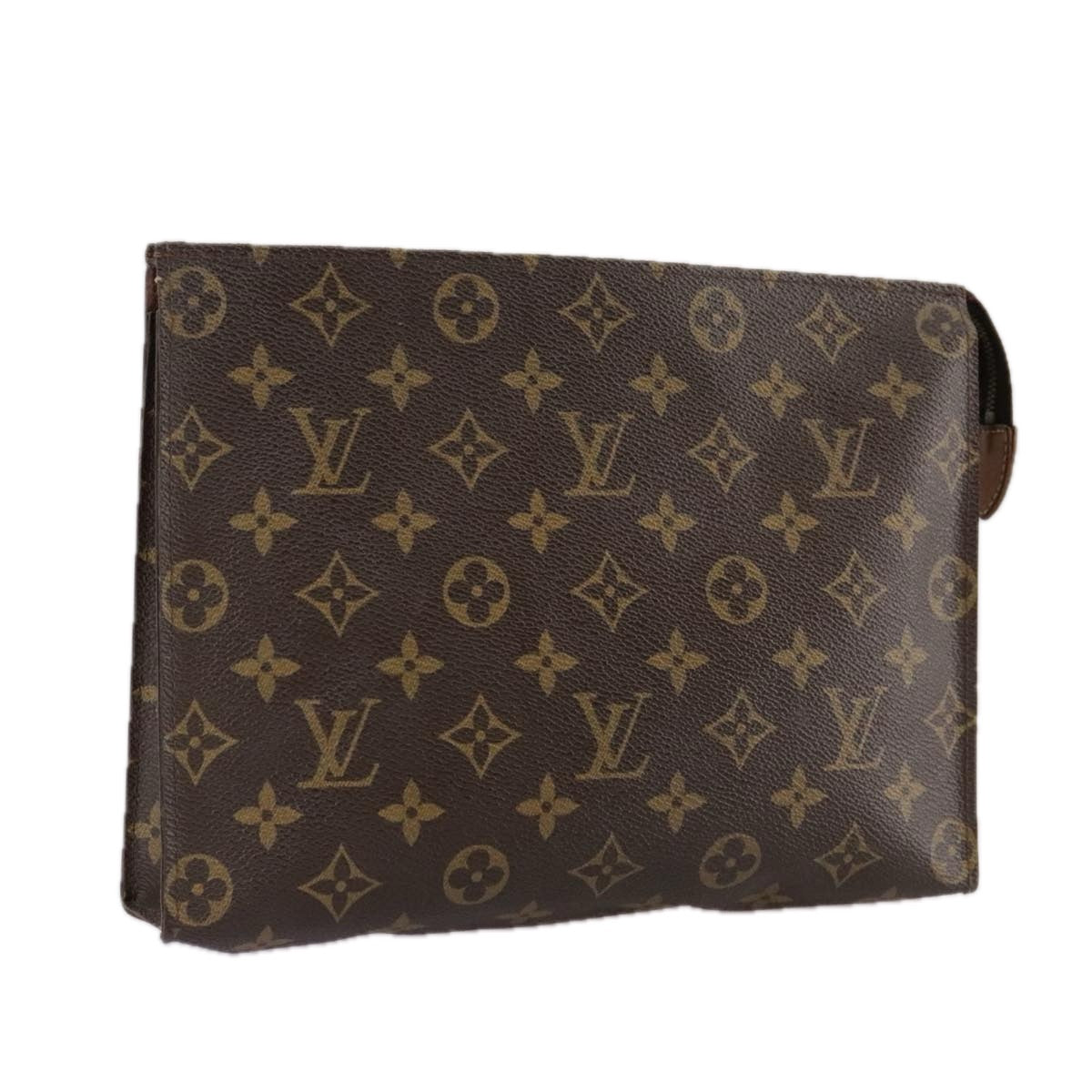 Louis Vuitton Trousse De Toilette Brown Canvas Clutch Bag (Pre-Owned)