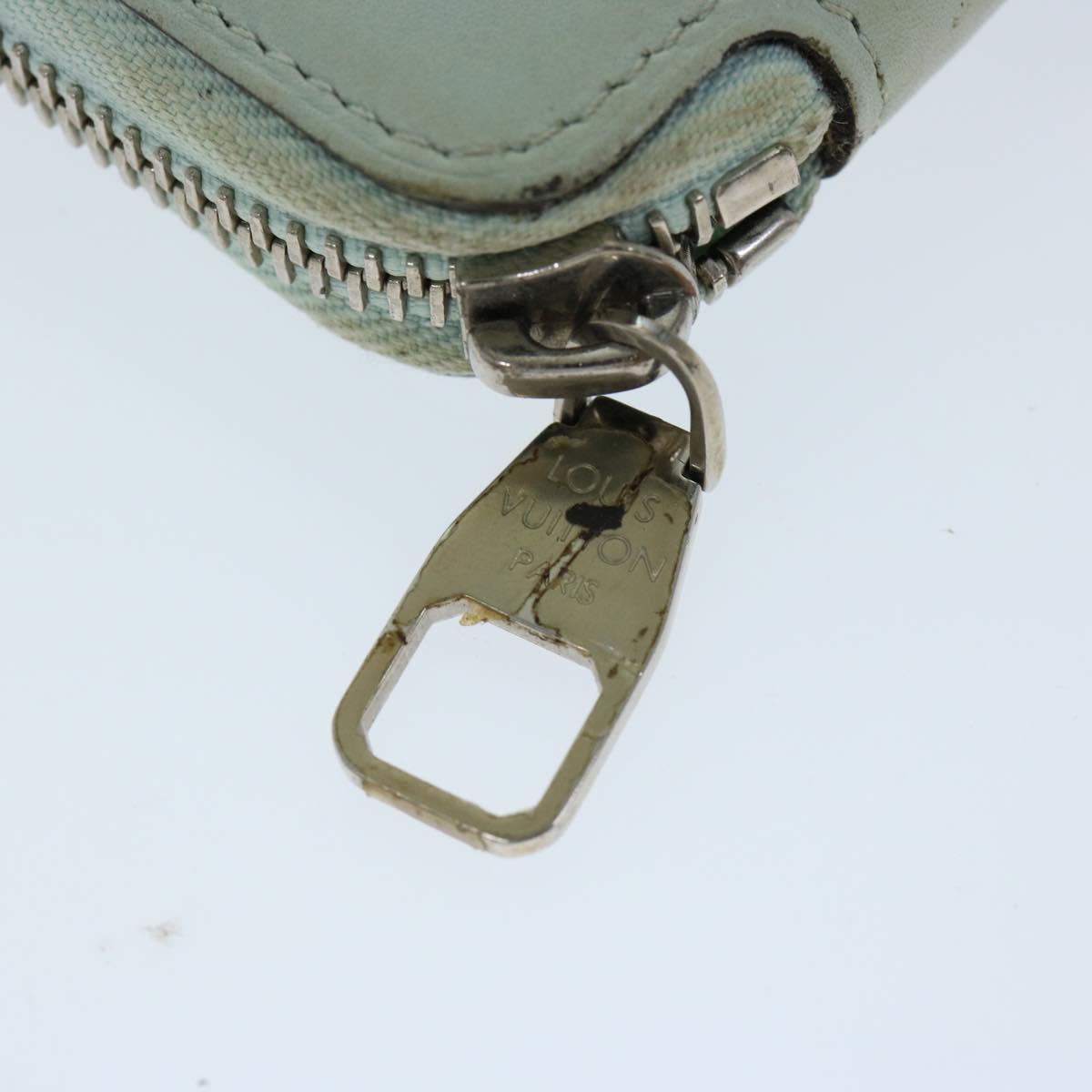 Louis Vuitton Jena Blue Leather Wallet (Pre-Owned)