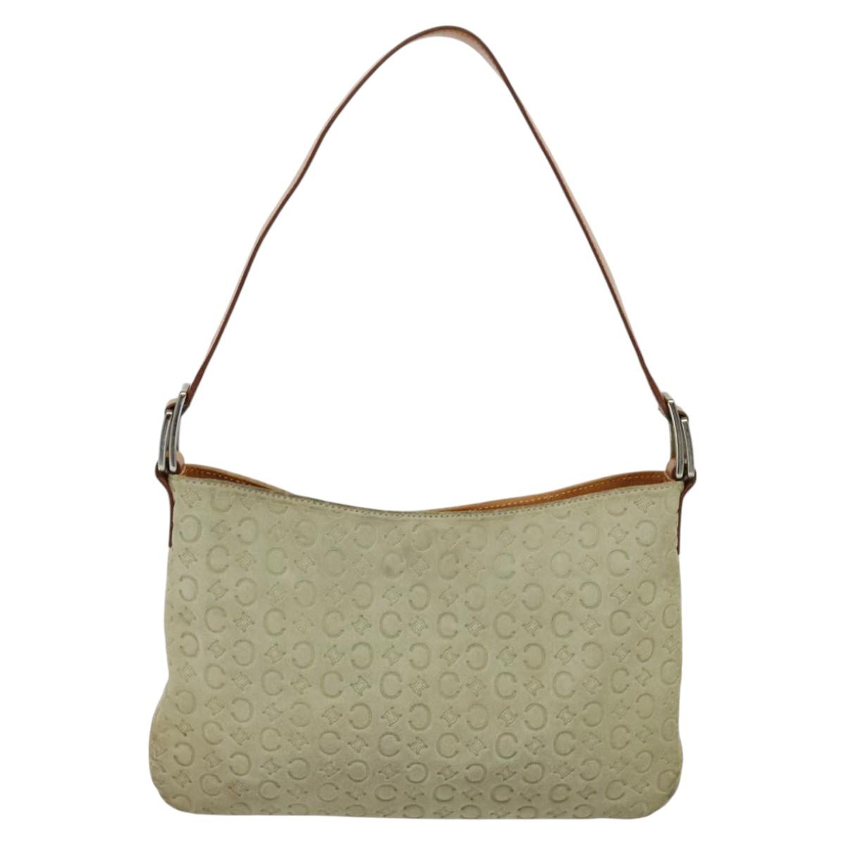 Céline Macadam Grey Canvas Shoulder Bag (Pre-Owned)