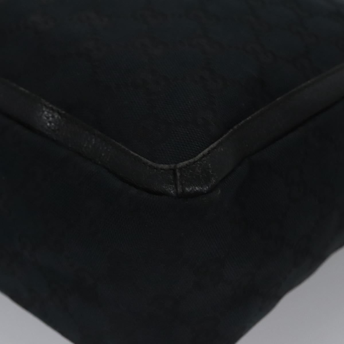 Gucci Abbey Black Canvas Tote Bag (Pre-Owned)