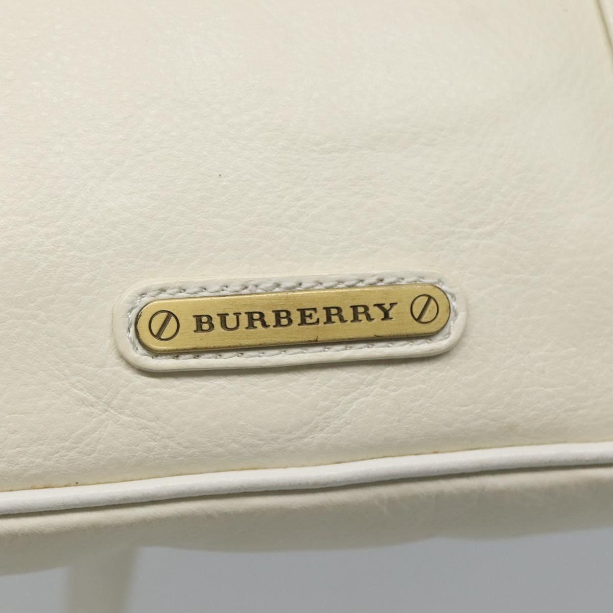 Burberry - Beige Leather Shoulder Bag (Pre-Owned)