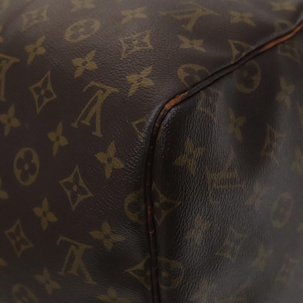 Louis Vuitton Keepall 55 Brown Canvas Travel Bag (Pre-Owned)