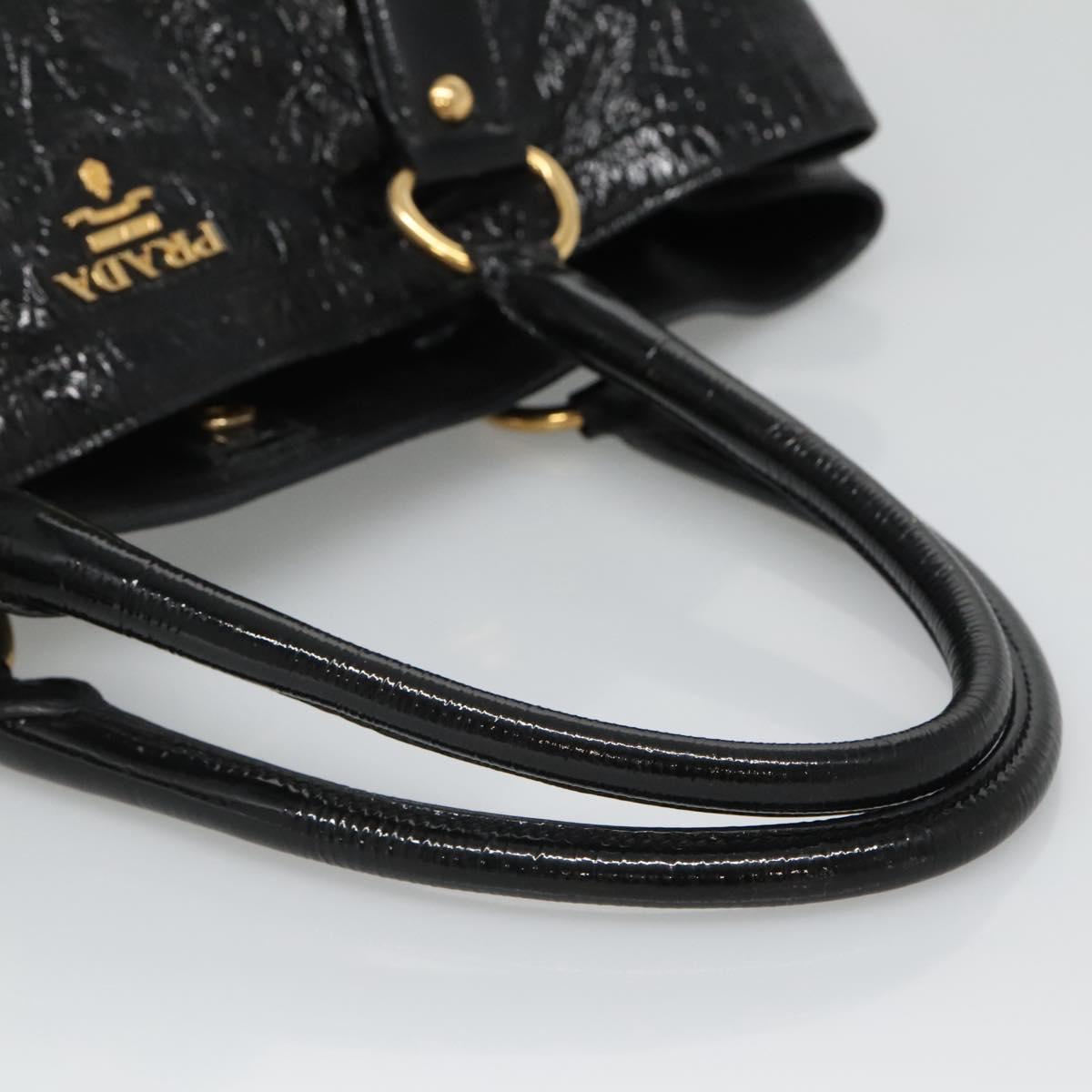 Prada Black Patent Leather Tote Bag (Pre-Owned)