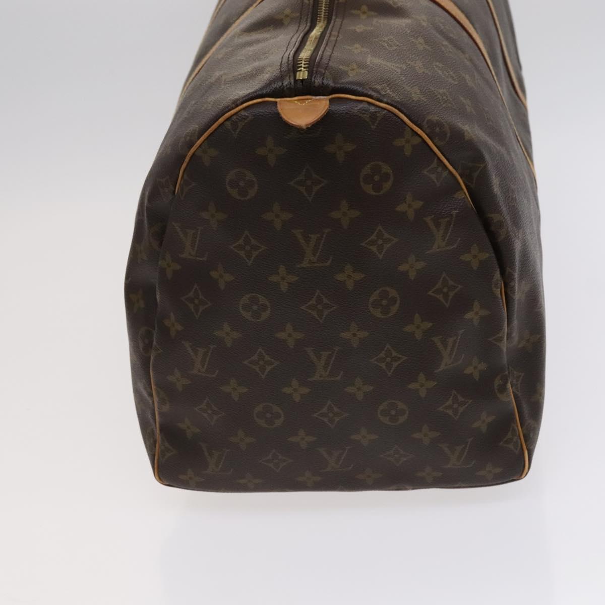 Louis Vuitton Keepall 55 Brown Canvas Travel Bag (Pre-Owned)
