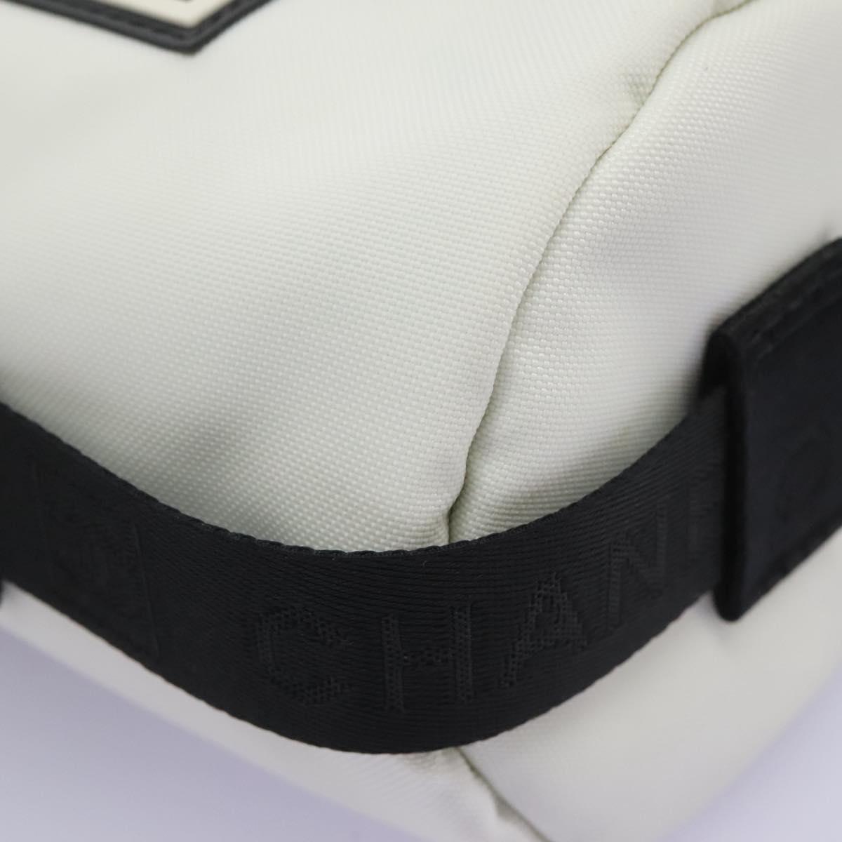 Chanel Sport Line White Synthetic Shoulder Bag (Pre-Owned)