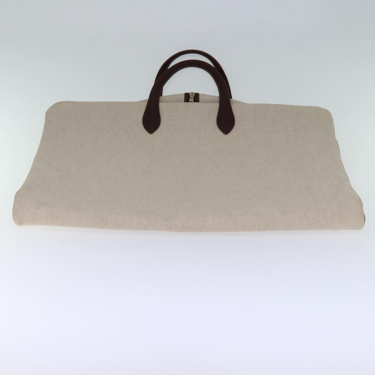 Hermès Beige Canvas Travel Bag (Pre-Owned)
