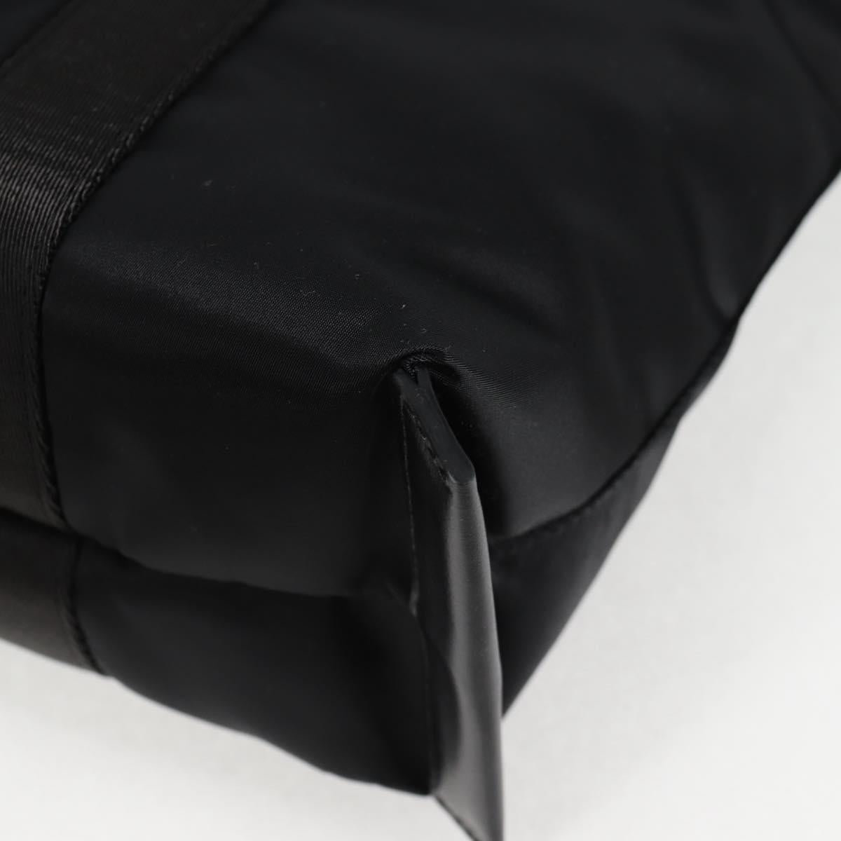 Versace Medusa Black Nylon Handbag (Pre-Owned)