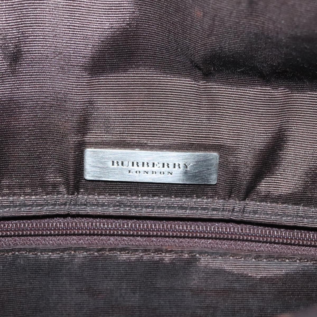 Burberry Brown Synthetic Shoulder Bag (Pre-Owned)