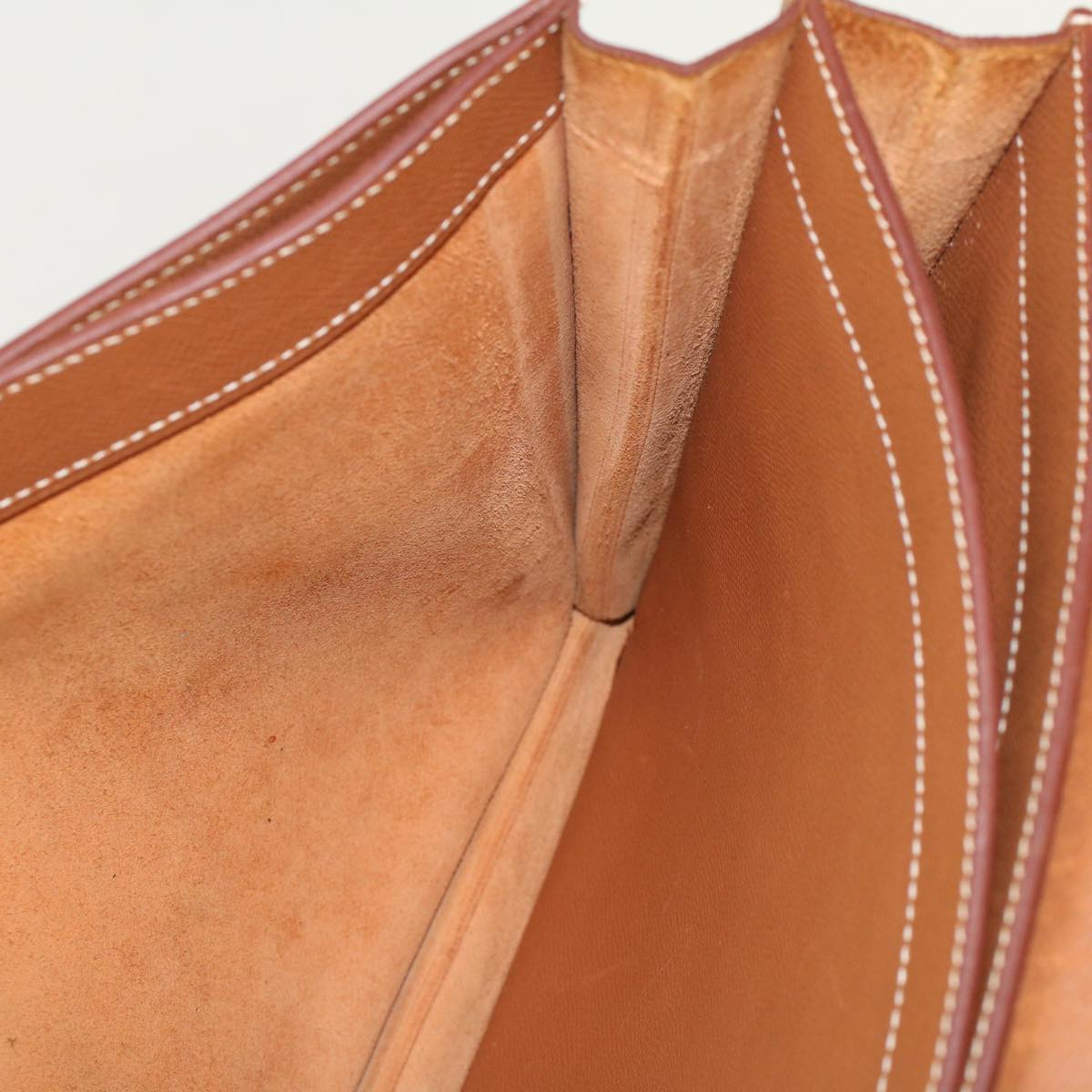 Hermès -- Brown Leather Briefcase Bag (Pre-Owned)