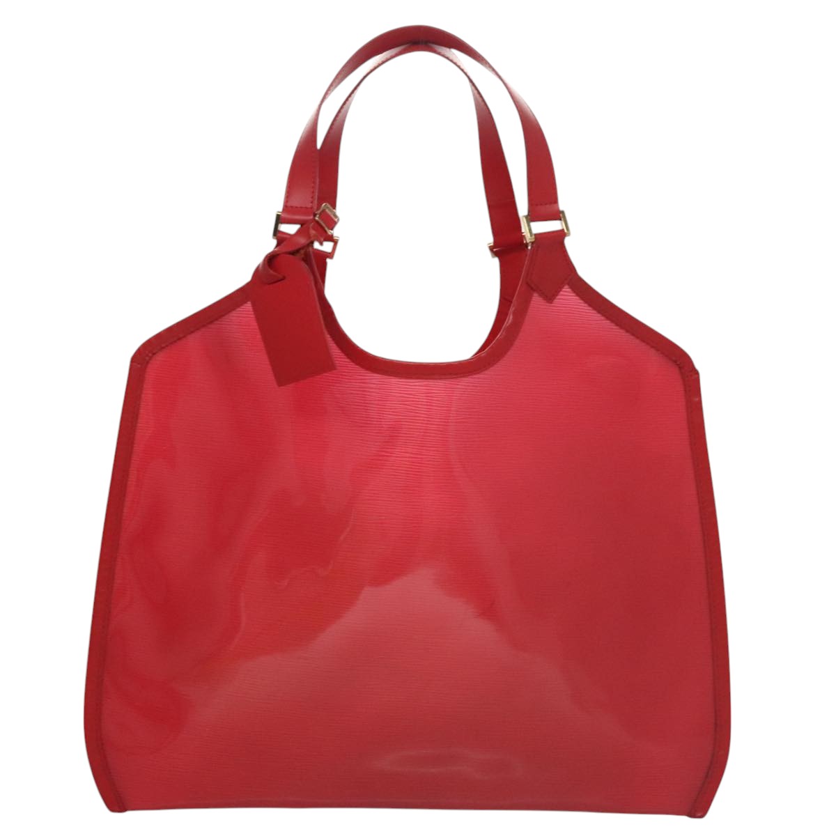 Louis Vuitton Plage Baia Red Vinyl Handbag (Pre-Owned)