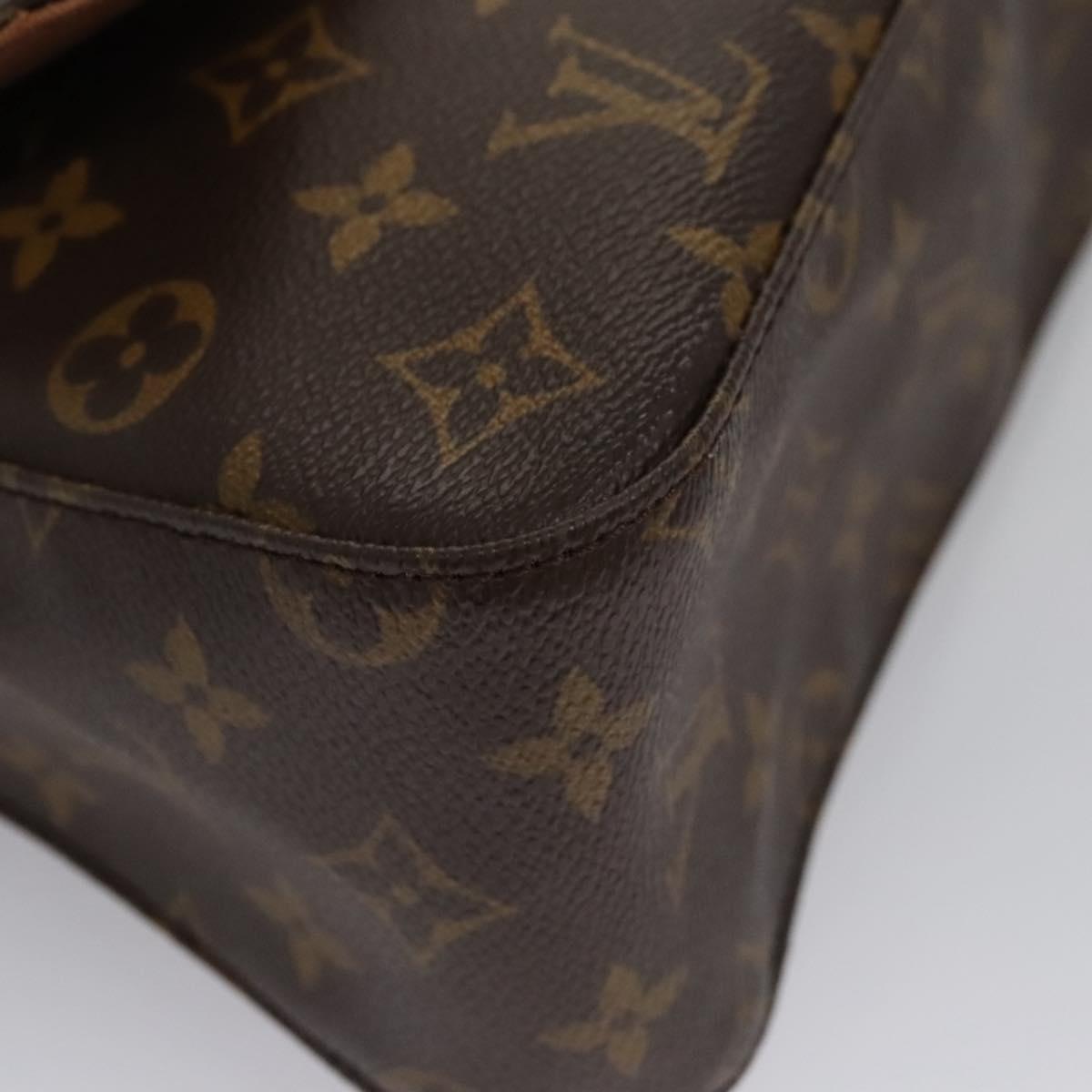 Louis Vuitton Mini Looping Brown Canvas Shoulder Bag (Pre-Owned)