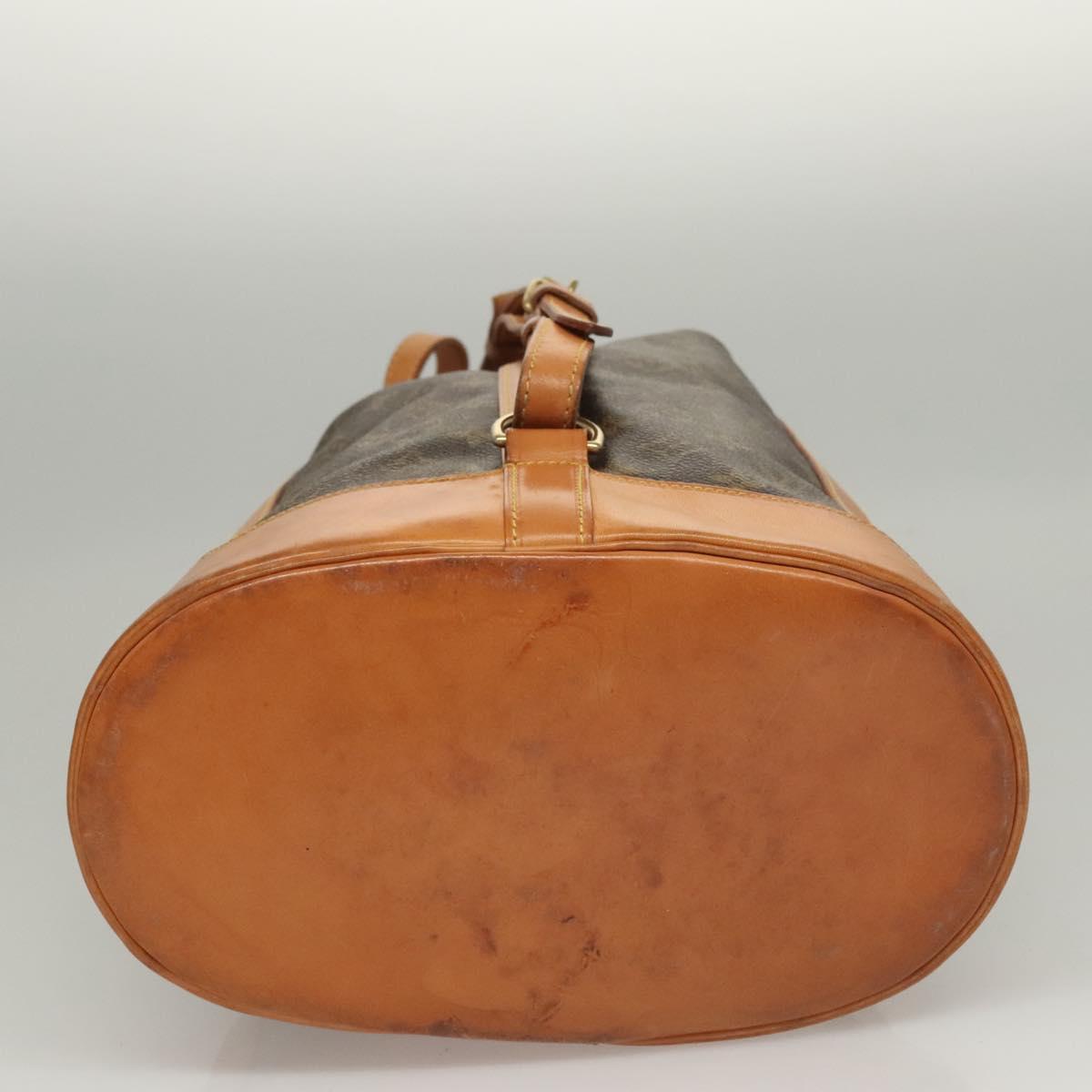 Louis Vuitton Randonnée Brown Canvas Shoulder Bag (Pre-Owned)