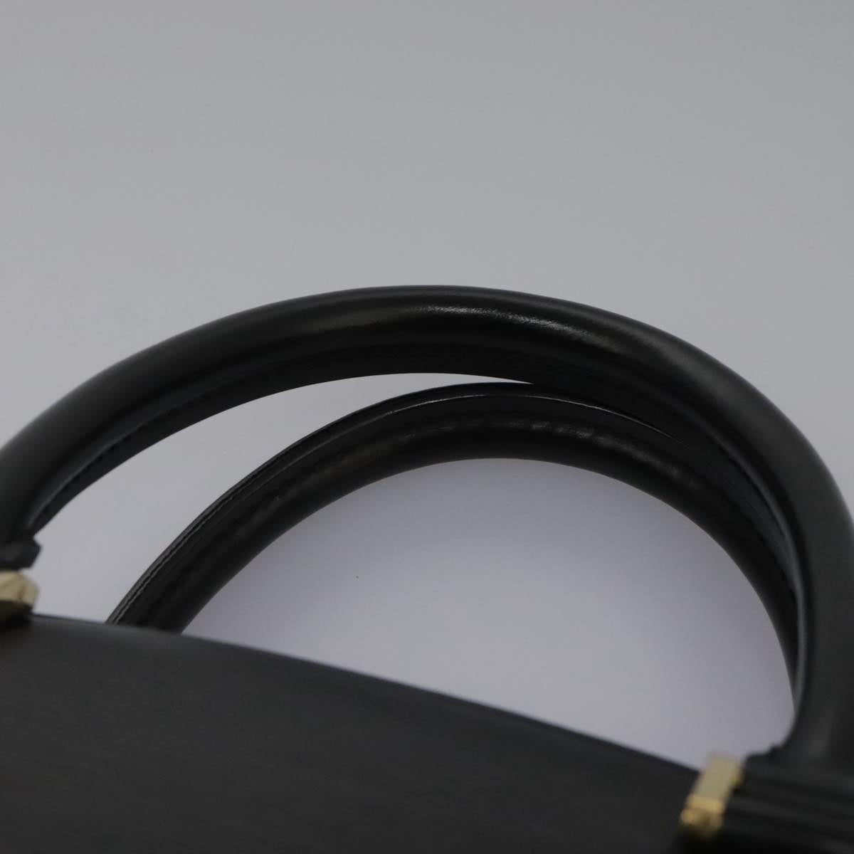 Louis Vuitton Jasmine Black Leather Handbag (Pre-Owned)