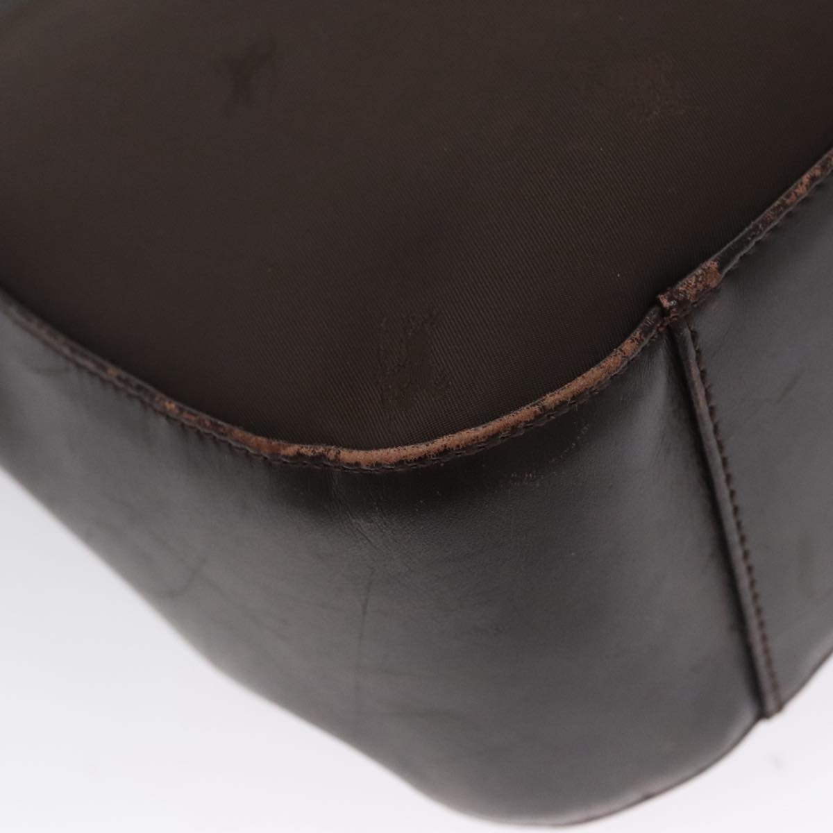 Burberry Brown Synthetic Shoulder Bag (Pre-Owned)