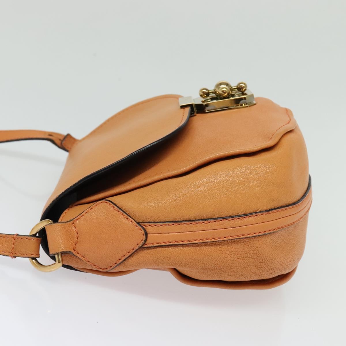 Chloé Elsie Beige Leather Shoulder Bag (Pre-Owned)