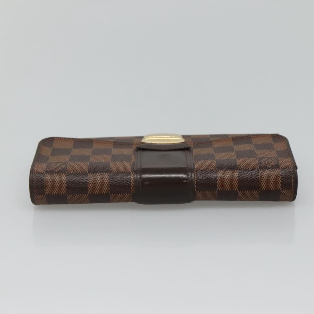 Louis Vuitton Sistina Brown Canvas Wallet (Pre-Owned)