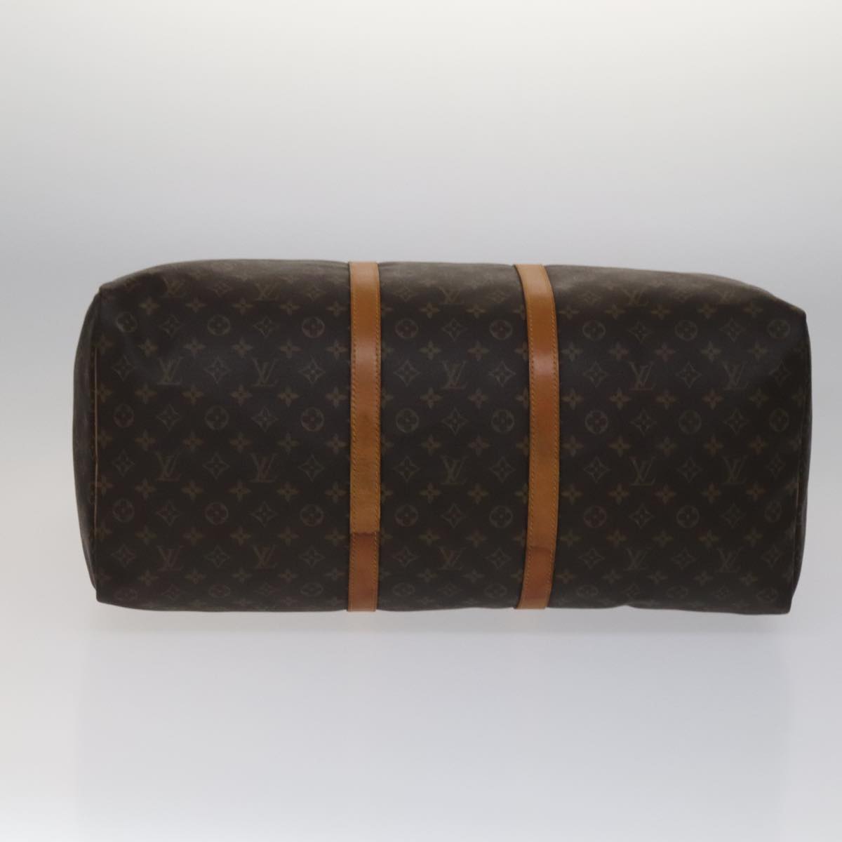 Louis Vuitton Keepall 60 Brown Canvas Travel Bag (Pre-Owned)