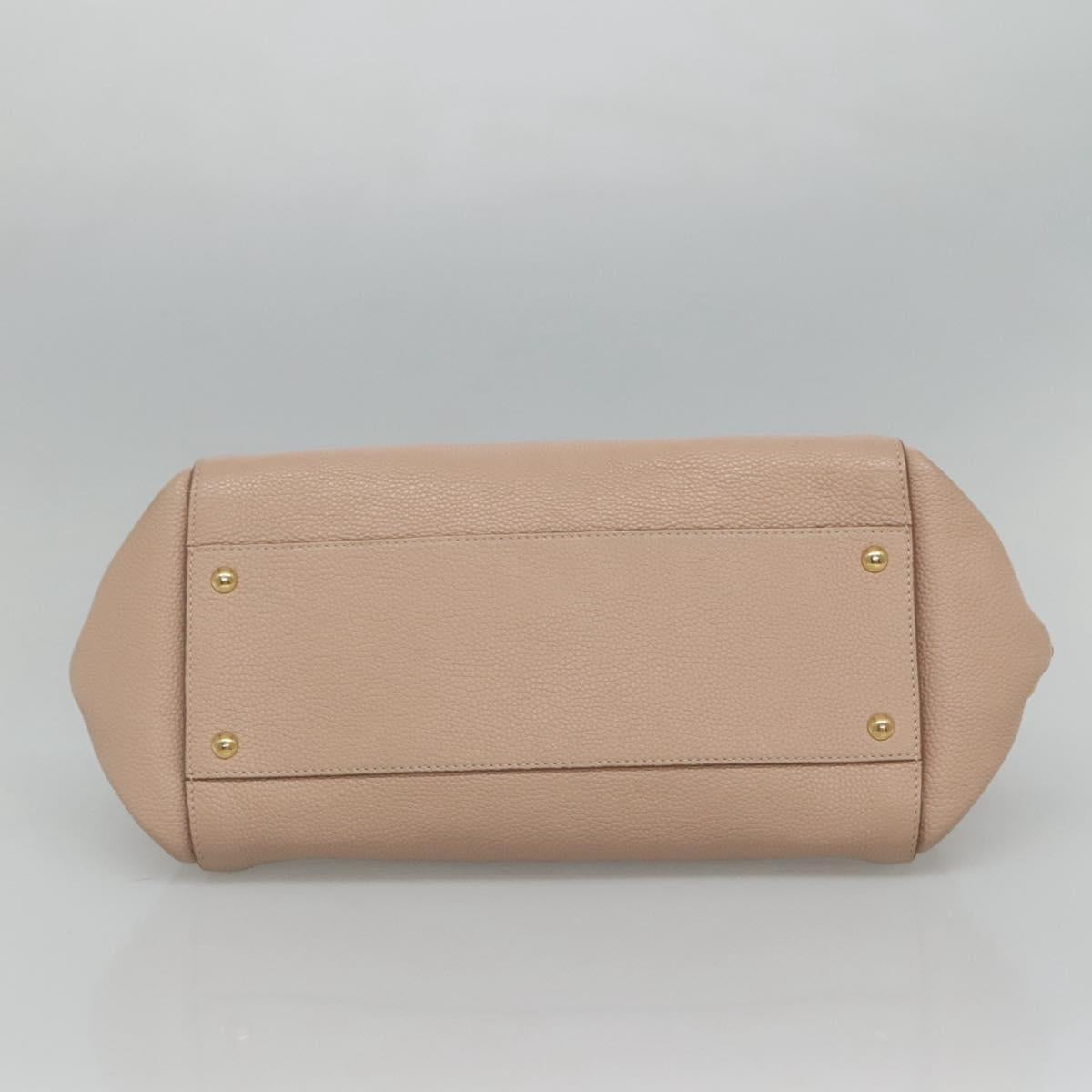Salvatore Ferragamo Sofia Pink Leather Handbag (Pre-Owned)