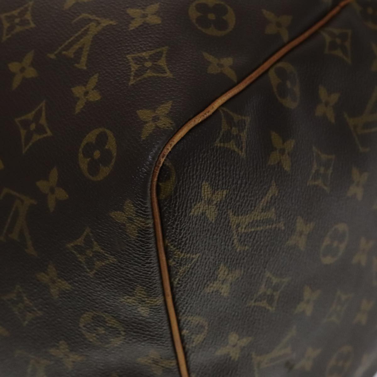 Louis Vuitton Keepall 60 Brown Canvas Travel Bag (Pre-Owned)