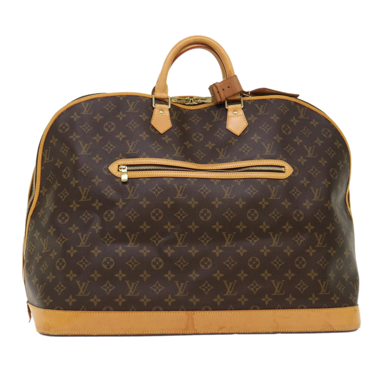 Louis Vuitton Alma Brown Canvas Travel Bag (Pre-Owned)