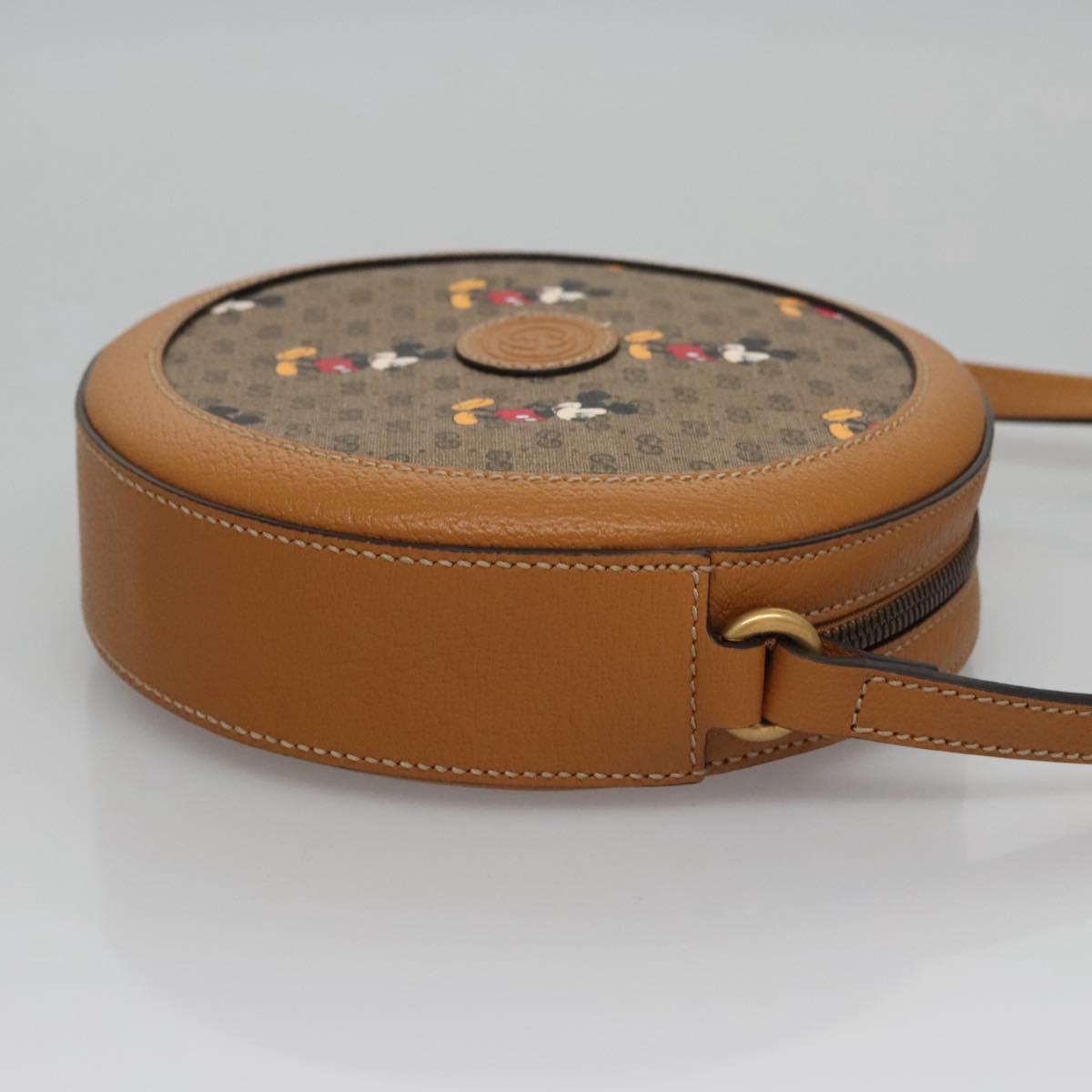 Gucci Disney X Gucci Beige Wicker Shoulder Bag (Pre-Owned)