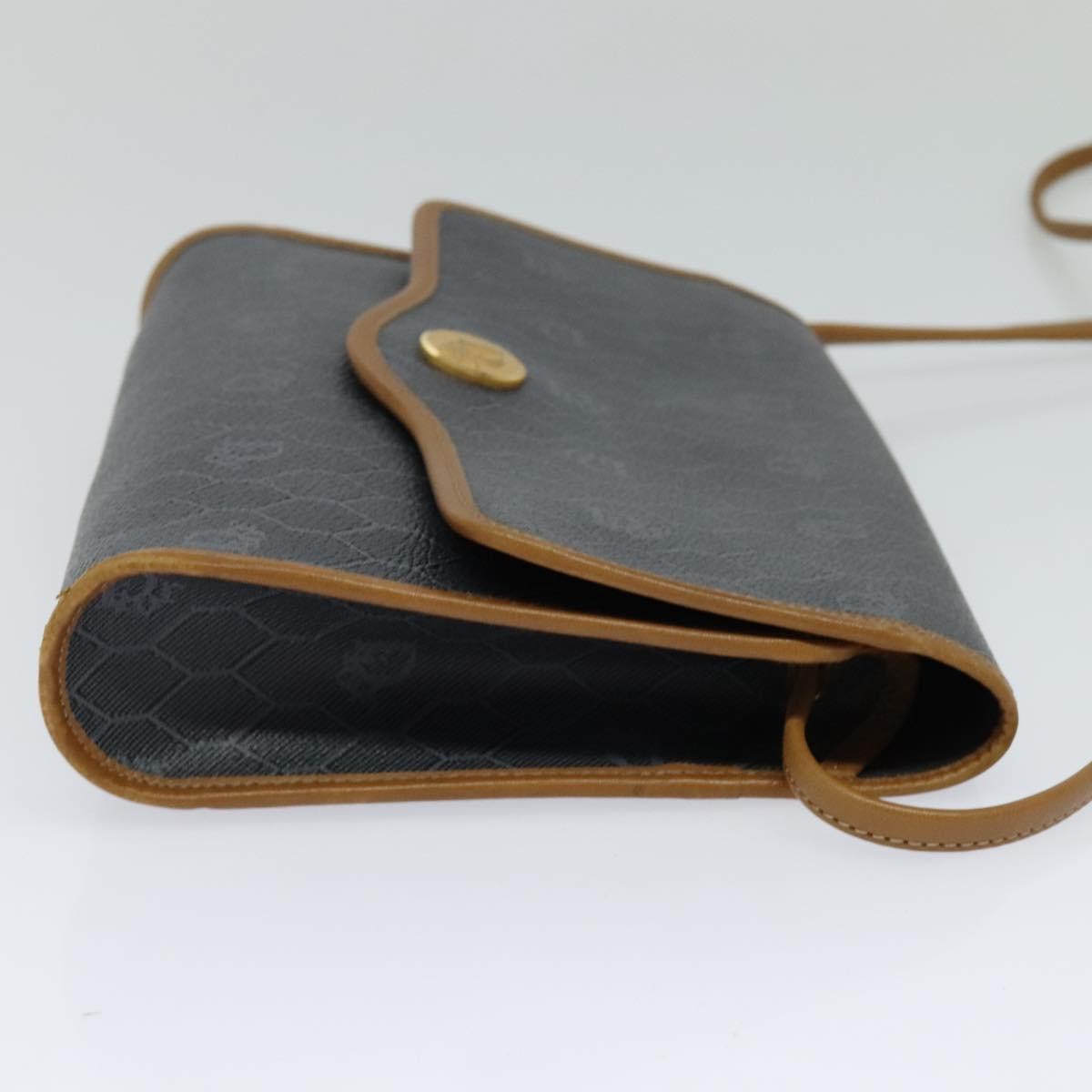 Dior Honeycomb Black Canvas Shoulder Bag (Pre-Owned)