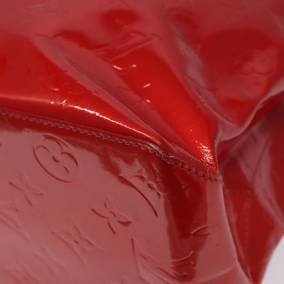 Louis Vuitton Reade Red Patent Leather Tote Bag (Pre-Owned)