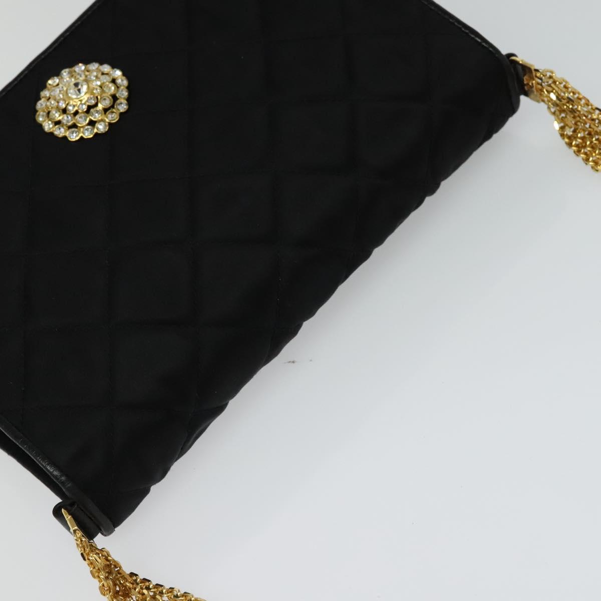 Chanel Black Silk Shoulder Bag (Pre-Owned)