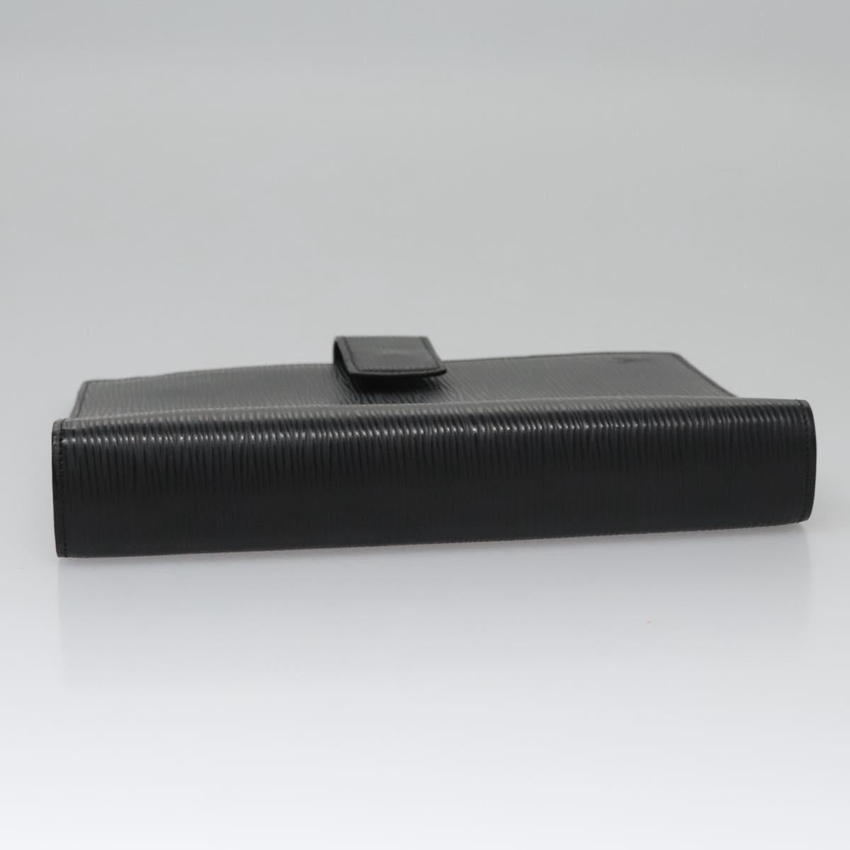 Louis Vuitton Agenda Cover Black Leather Wallet (Pre-Owned)