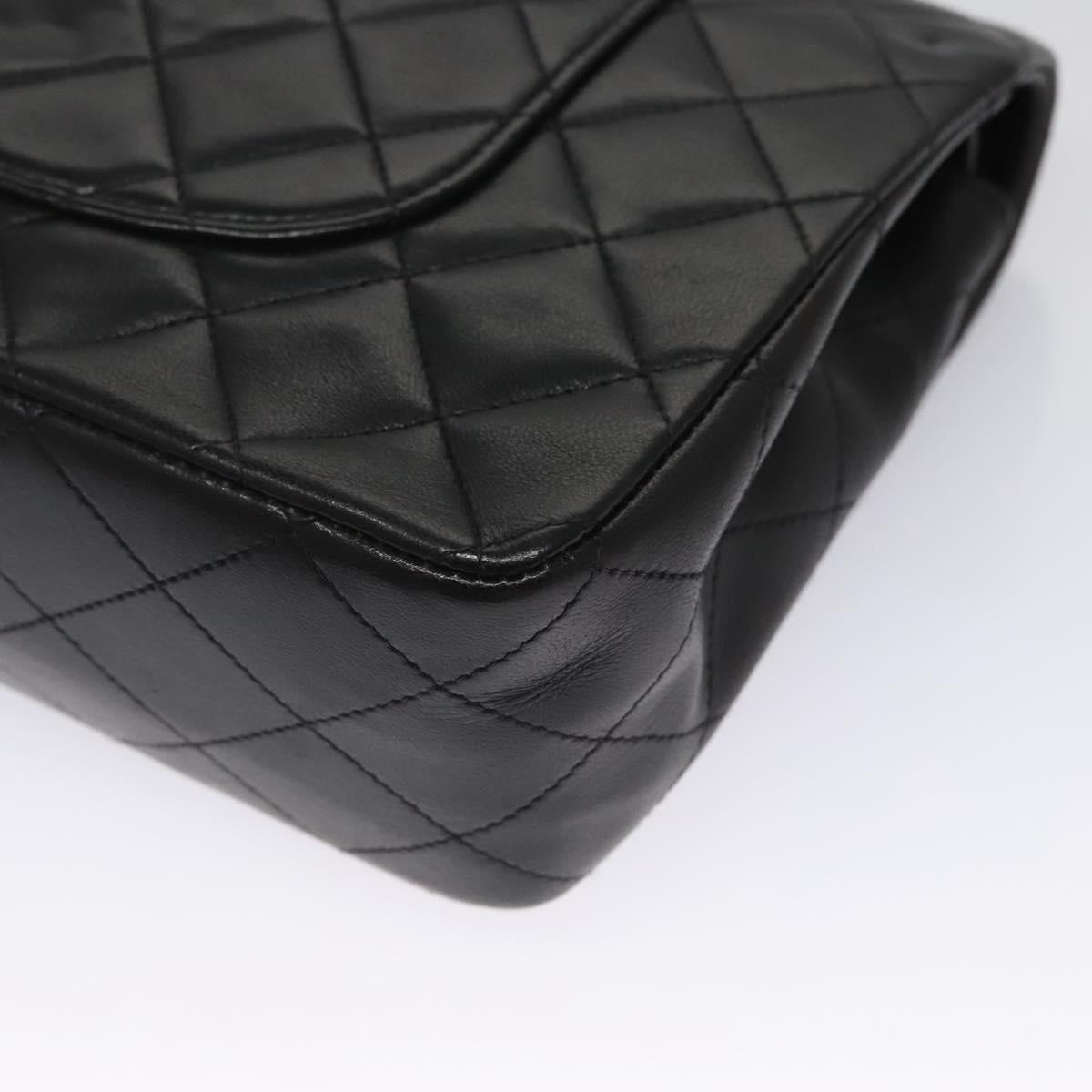 Chanel Timeless Black Leather Shoulder Bag (Pre-Owned)