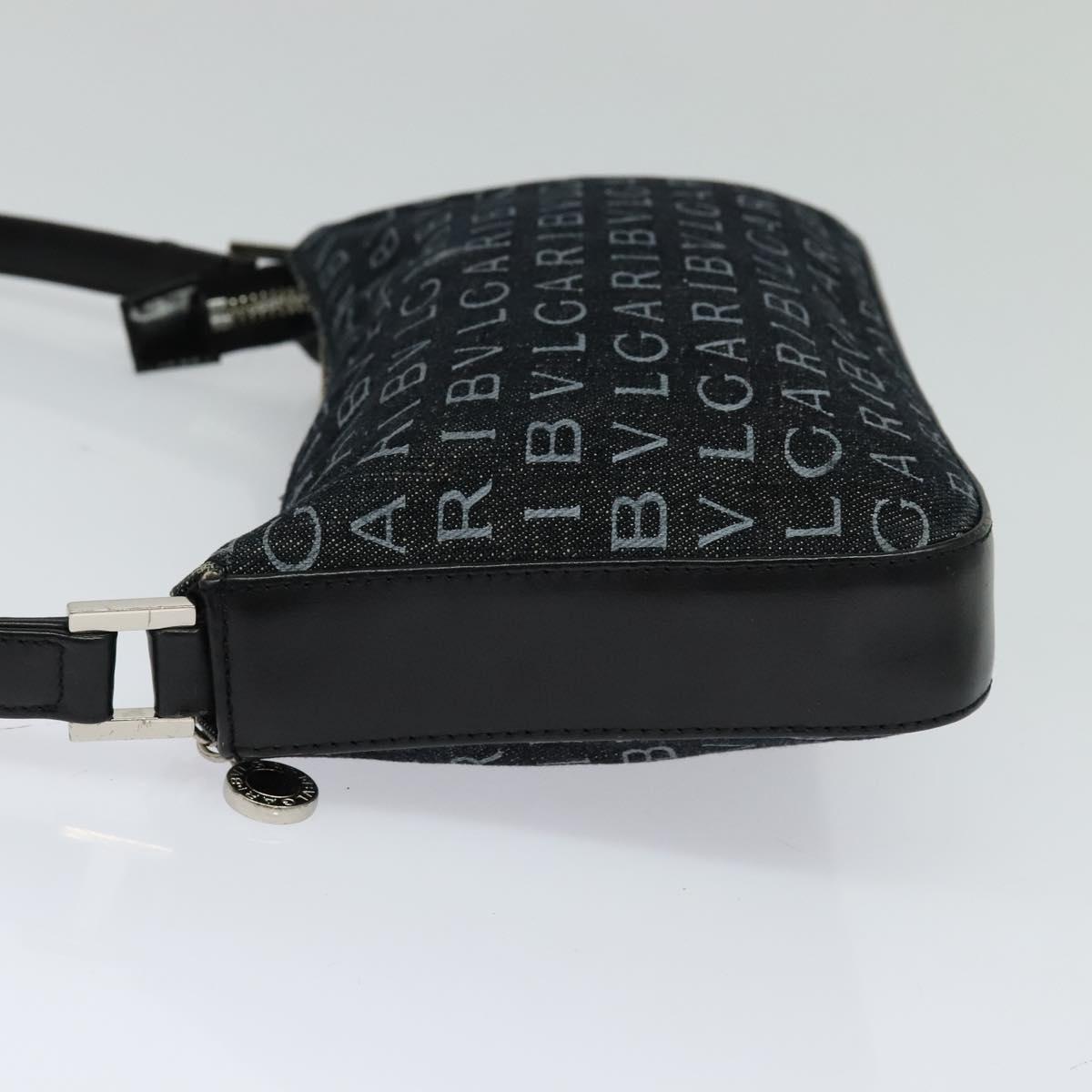 Bulgari Black Canvas Shoulder Bag (Pre-Owned)