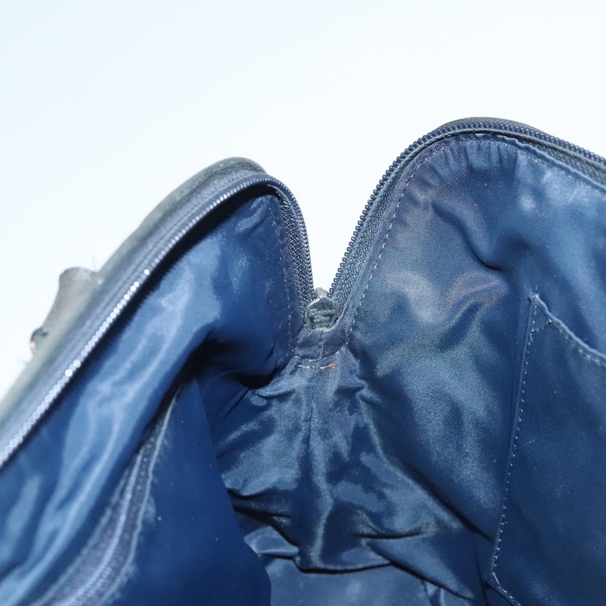 Dior Cd Navy Canvas Handbag (Pre-Owned)